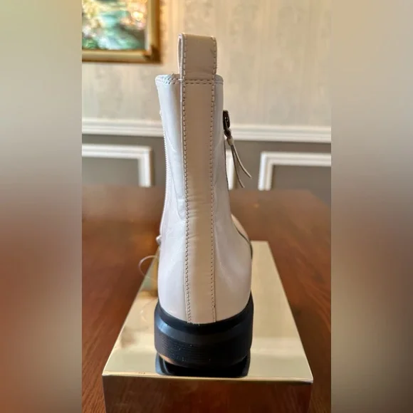 NWOT!🤩NATURALIZER!❄️Flat form/Ankle Boot/TALISE/Porcelain/Leather Zip/size-8.5 - Picture 11 of 16